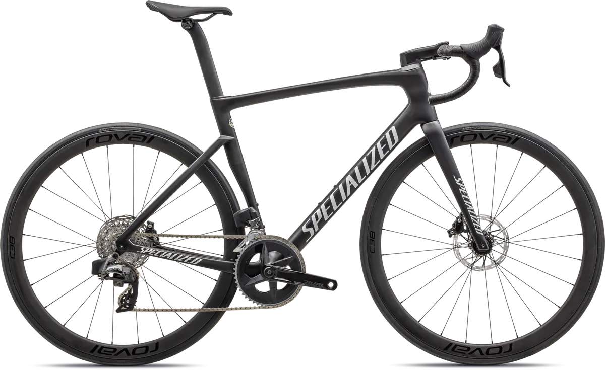 Tarmac SL7 Expert - SRAM Rival AXS - Satin Carbon/White / 44