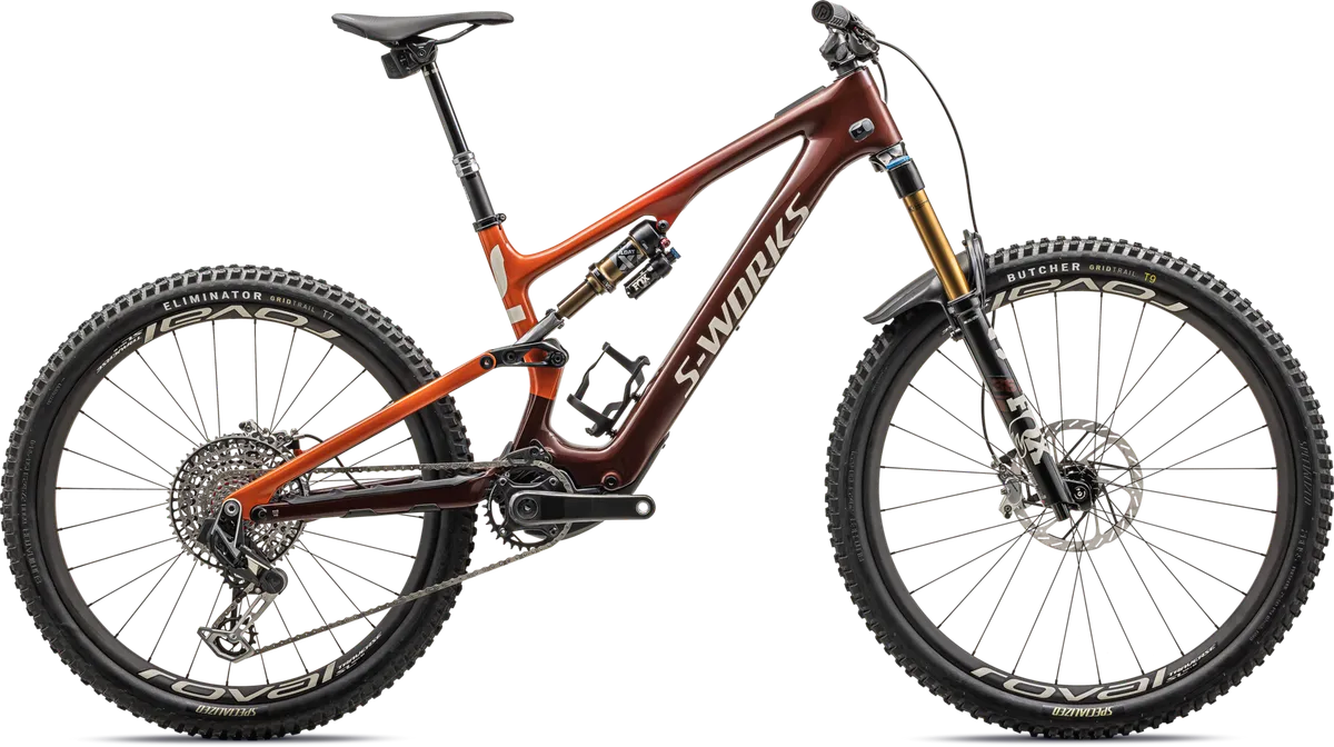 S-Works Turbo Levo SL Carbon - GLOSS RUSTED RED / REDWOOD / WHITE MOUNTAINS / S1