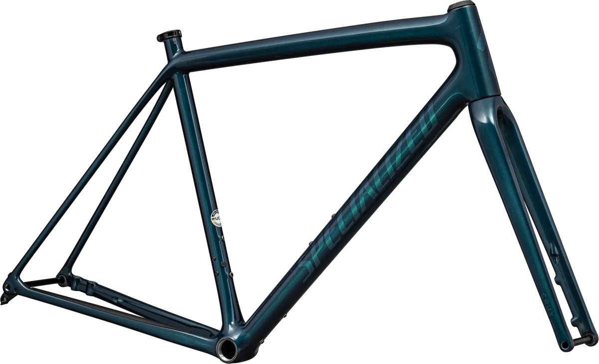 Crux Frameset - GLOSS METALLIC DEEP LAKE/ GREEN PEARL / 49