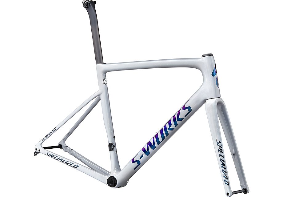 Specialized tarmac sl6 S-Works disc frmset gloss cool grey/dove grey/diamond dust/murano pearl 52