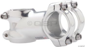 Dimension 31.8 Threadless Alloy Stem - 60mm, 31.8mm, +/- 7 Degree, Alloy, Silver