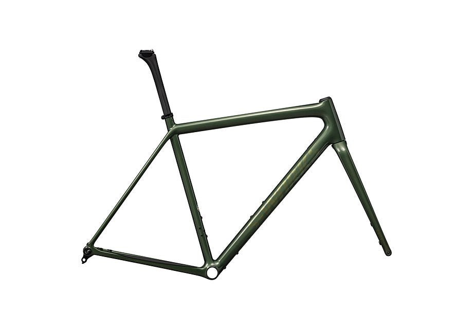 Specialized crux S-Works frmset gloss cypress metallic / viavi gold to silver pearl 49