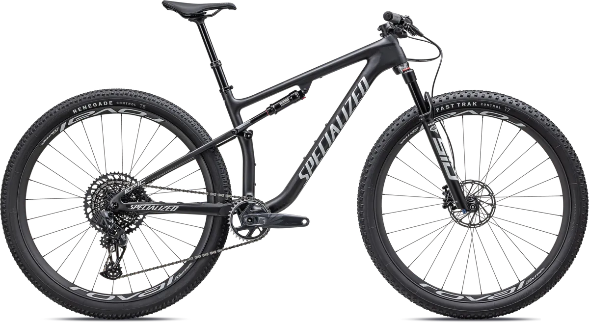 Epic Expert - SATIN CARBON / METALLIC WHITE SILVER / XS