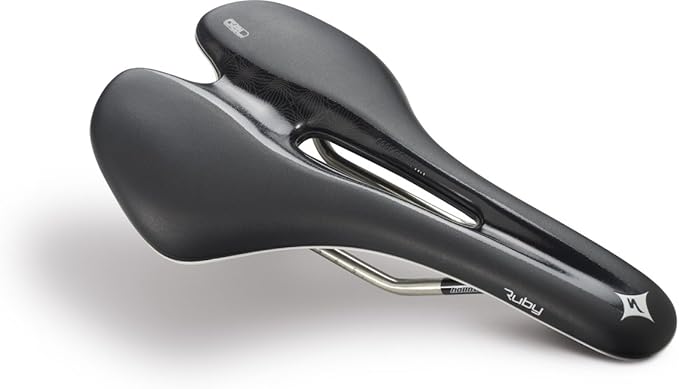 RUBY EXPERT GEL SADDLE WMN BLK 168mm