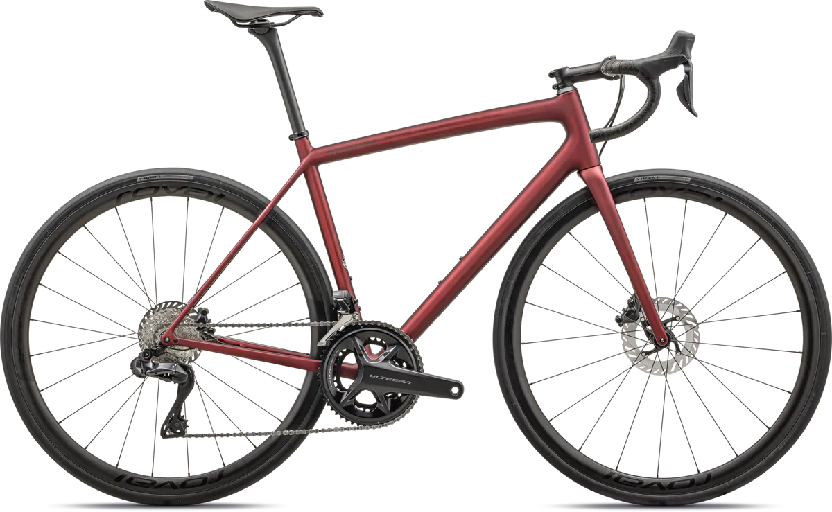 Aethos Pro - Shimano Ultegra Di2 - Satin Red Sky / Red Onyx / 49