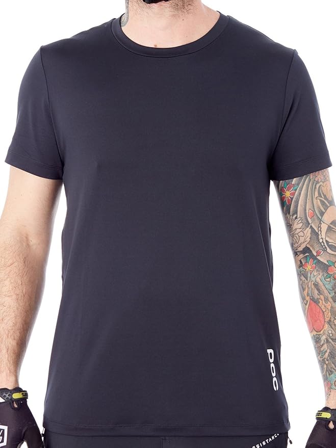 resistance enduro light tee - carbon black - MED
