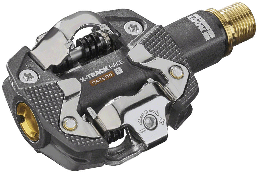 LOOK X-TRACK RACE CARBON Ti Pedals - Dual Sided Clipless Carbon 9/16" Black