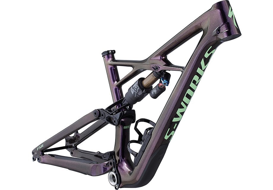 Specialized enduro fsr S-Works carbon 27.5 frm gloss sunset/acid kiwi xl