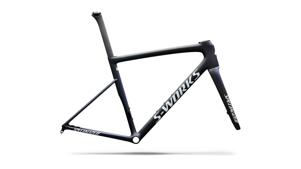 S-Works Tarmac SL8 Frameset - FACT 12R Carbon - Satin Carbon / Blue Pearl Fade / 44