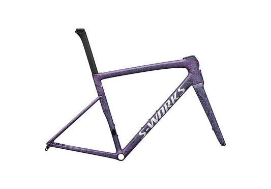 Specialized tarmac sl8 S-Works frmset satin carbon / rebel pink + deep lake metallic blurred impasto / gloss white 44