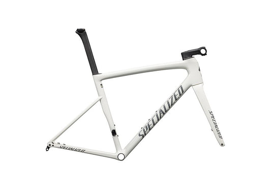 Specialized tarmac sl8 frmset gloss dune white / black pearl over ashen 56