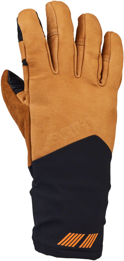 45NRTH 2024 Sturmfist 5 LTR Leather Gloves - Tan/Black Full Finger X-Large