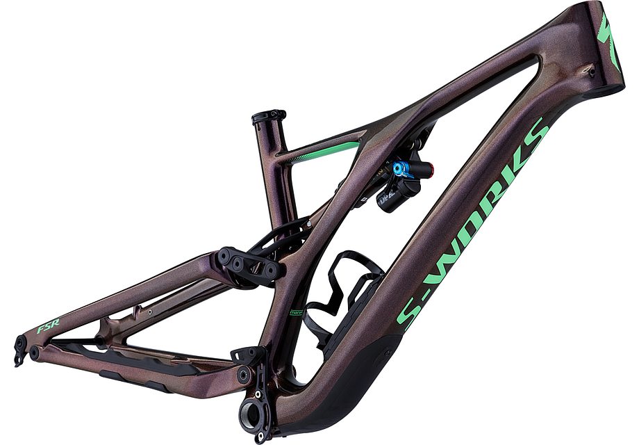 Specialized Stumpjumper fsr men S-Works carbon 27.5 frm gloss/sunset acid kiwi l