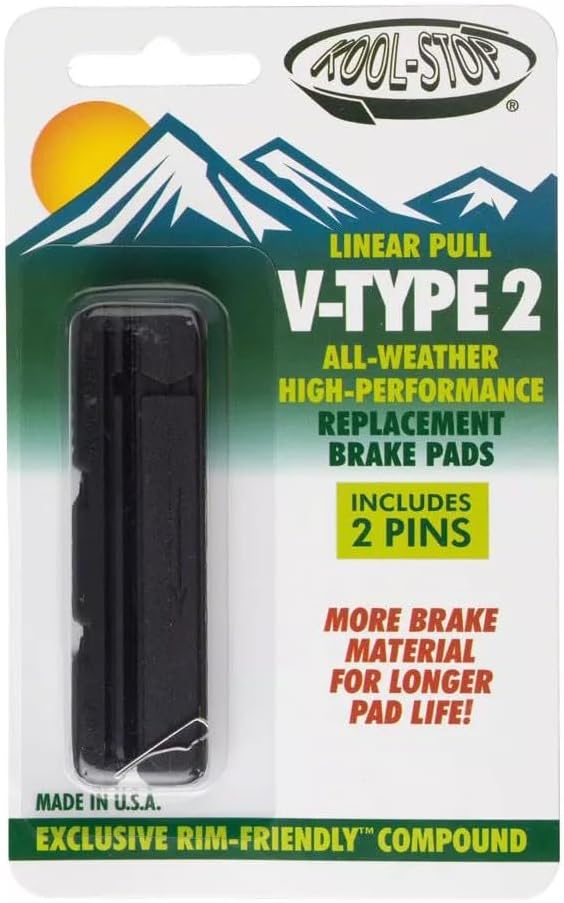 Kool-Stop V2 Replacement Brake Pad Inserts - Black