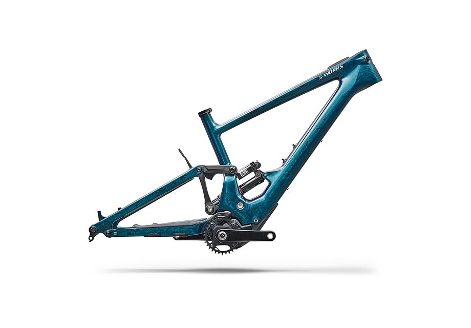 Specialized Kenevo Sl S-Works Carbon Frmset Teal Tint Over Smoke Strata / Dune White S3