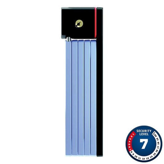 Abus Bordo uGrip 5700 SH Folding Lock Key 80cm 2.6 5mm Blue
