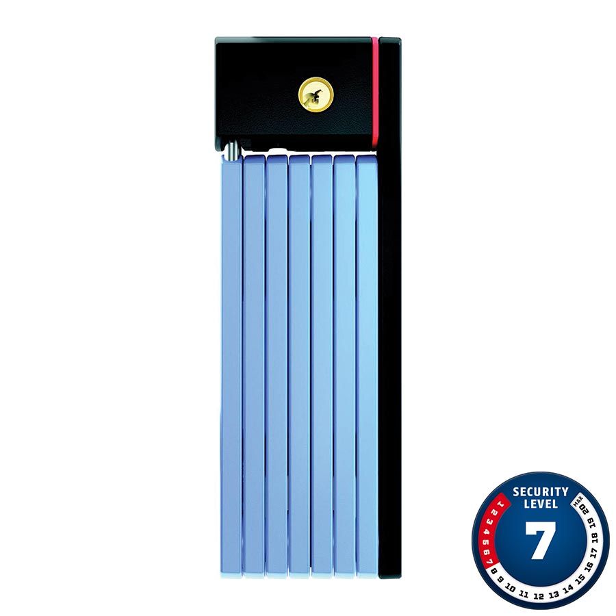Abus Bordo Big uGrip 5700 Folding Lock Key 100cm 3.3 5mm Blue