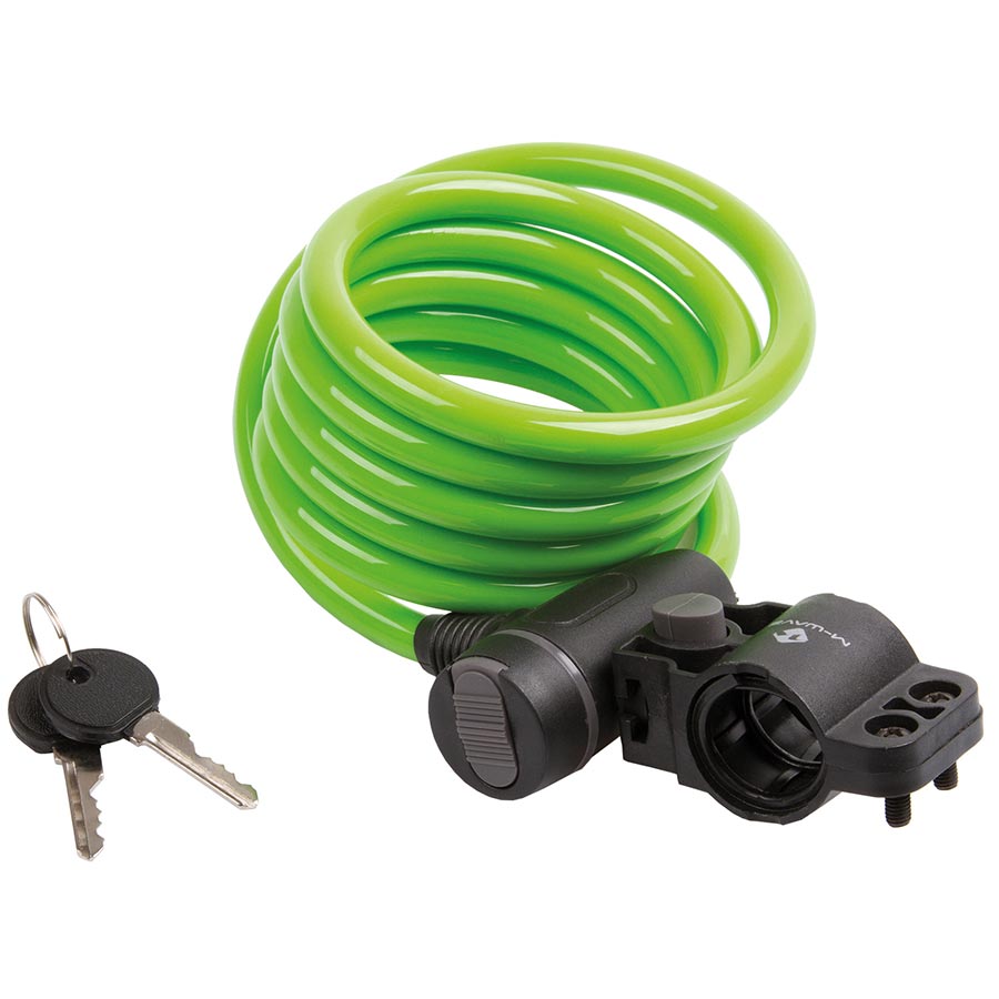 M-Wave S 10.18 Cable lock Key 10mm 10x1800mm Green