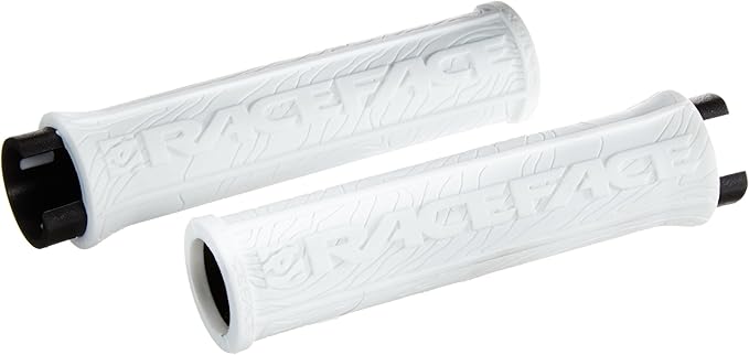 Race Face GRIPS,HALF NELSON,SINGLE LOCK ON,WHITE