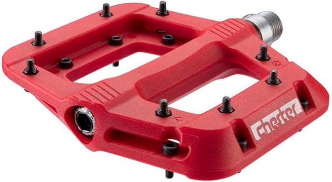 Raceface, Chester, Platform Pedals, Red, Pair