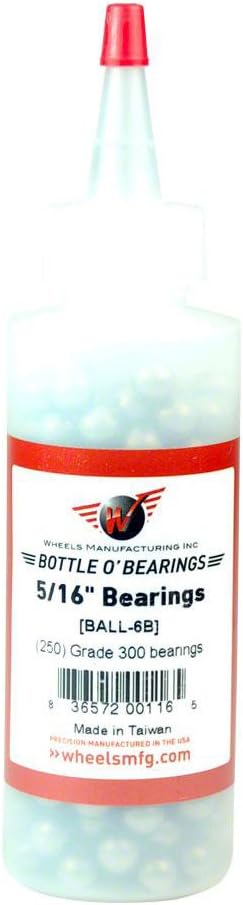 Wheels Manufacturing Grade 300 5/16" Loose Ball Bearing: Bottle of 250
