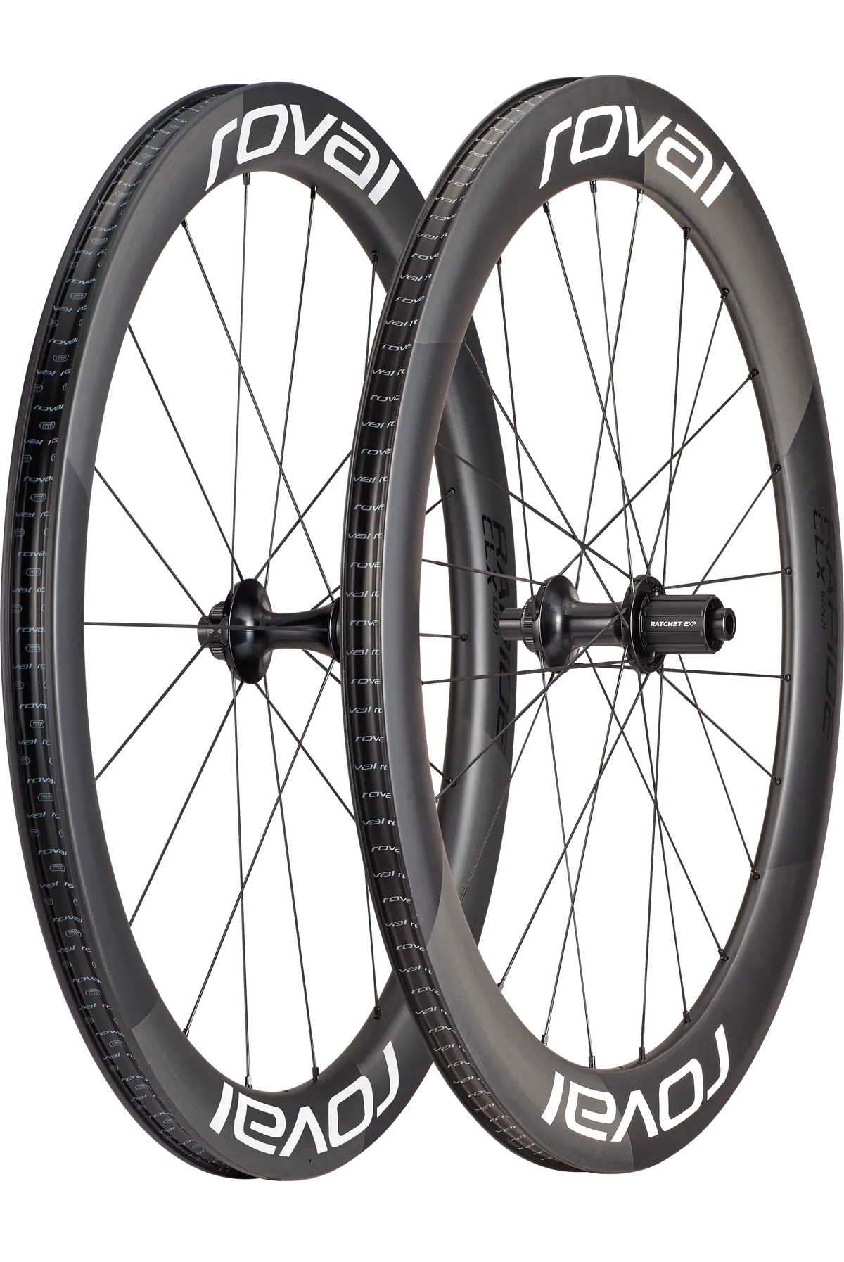 Roval Rapide CLX II - Satin Carbon/Gloss White / 700c Front
