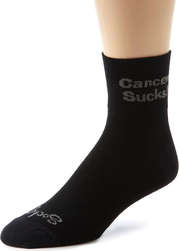 Sock Guy, Cancer Sucks Black L/XL