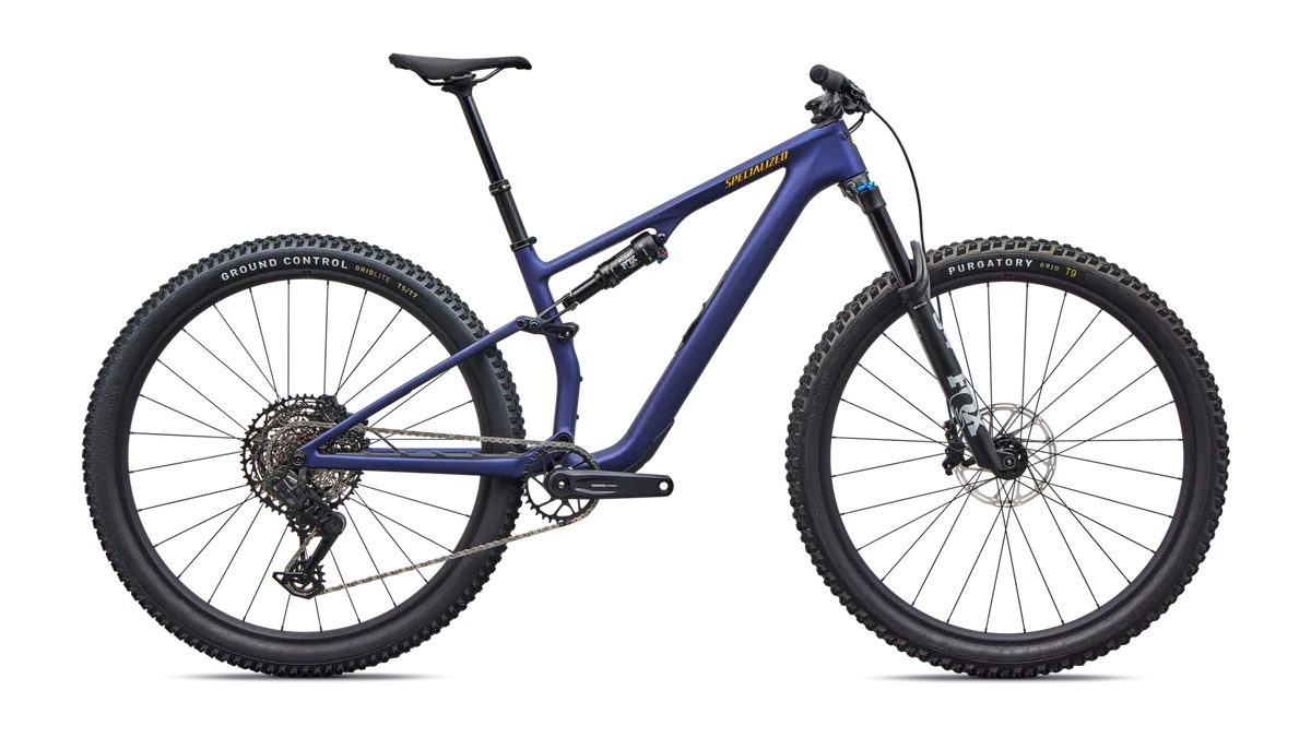 Epic 8 EVO Comp - SRAM S-1000 AXS, FOX Performance - Satin Blue Onyx / XS