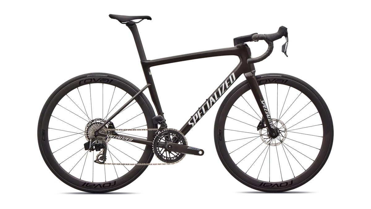 Tarmac SL8 Expert - SRAM Force AXS - Gloss Obsidian Metallic / 44