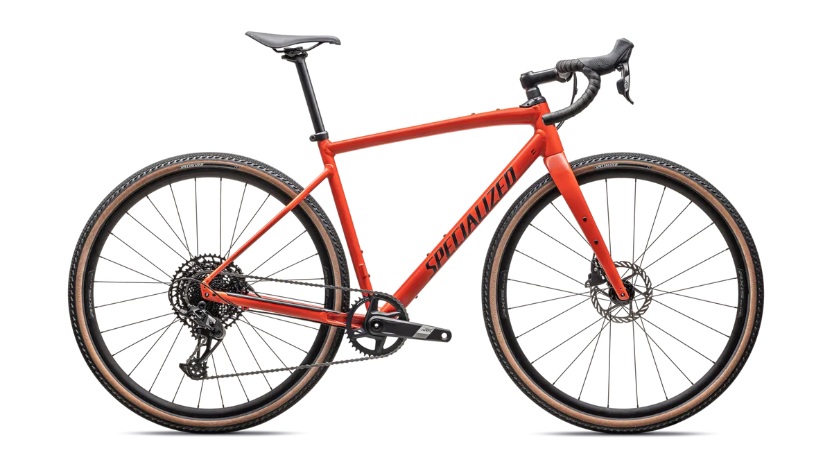 Diverge Comp E5 - SRAM Apex - Satin Deep Orange / Deep Lake / 49