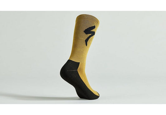 Specialized Primaloft Lightweight Tall Logo Sock Harvest Gold S