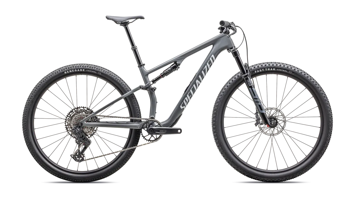 Epic 8 Comp - SRAM S-1000 AXS, RockShox Select - Gloss Ashen Gray / White / XS