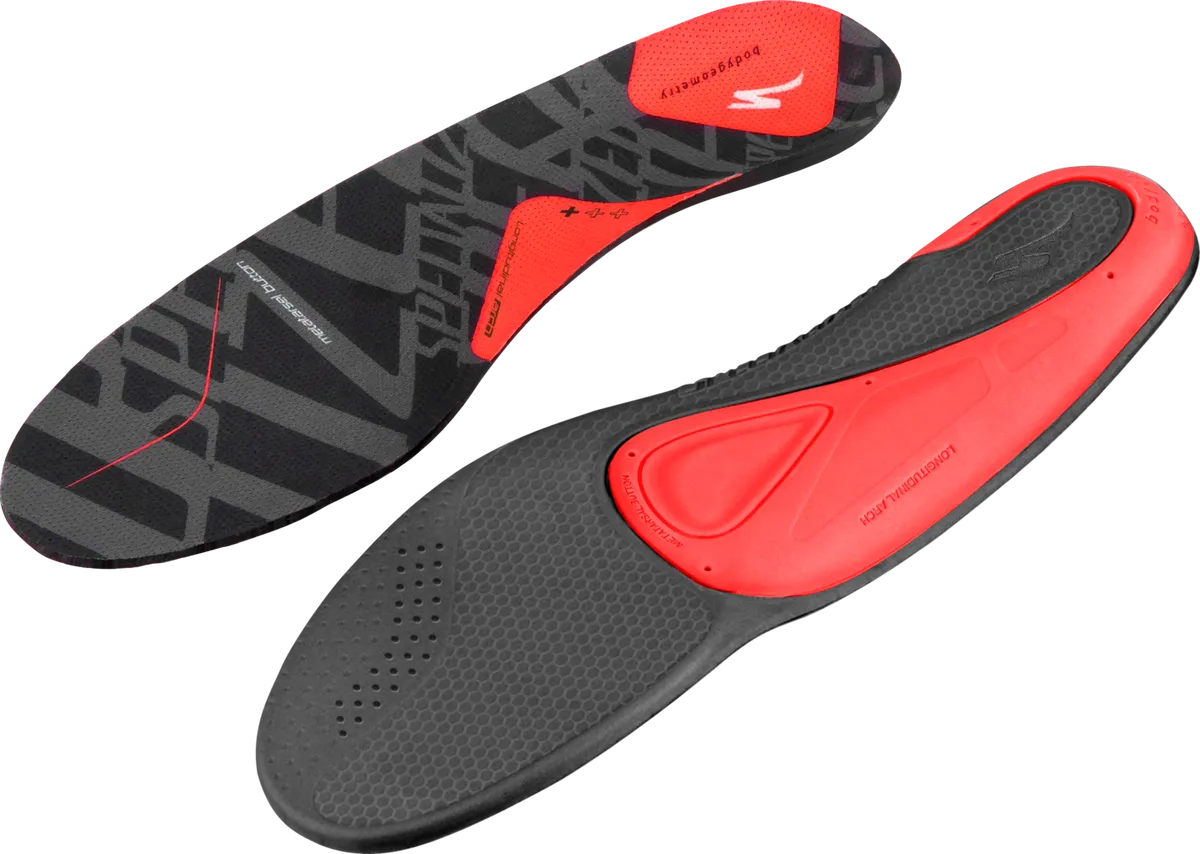 Body Geometry SL Insoles - Red + (Low Arch Support) / 36-37