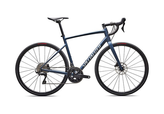 2026 Specialized Allez E5 Comp Bike Cast Blue Metallic / Dune White 52