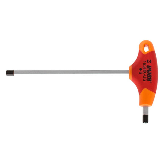 Unior T-Handle Hex Hex Wrench 10mm Red/Orange