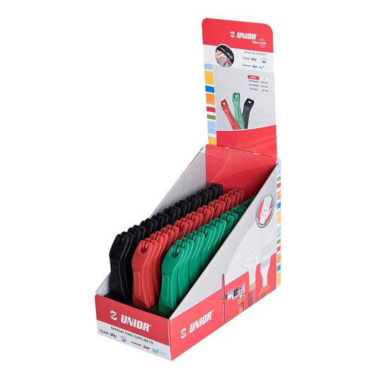 Unior Tire Levers Tire Levers Red Green and Black 27pcs