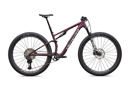 2026 Specialized Epic 8 Expert Di2 Bike Satin Bordeaux Metallic / White Xl