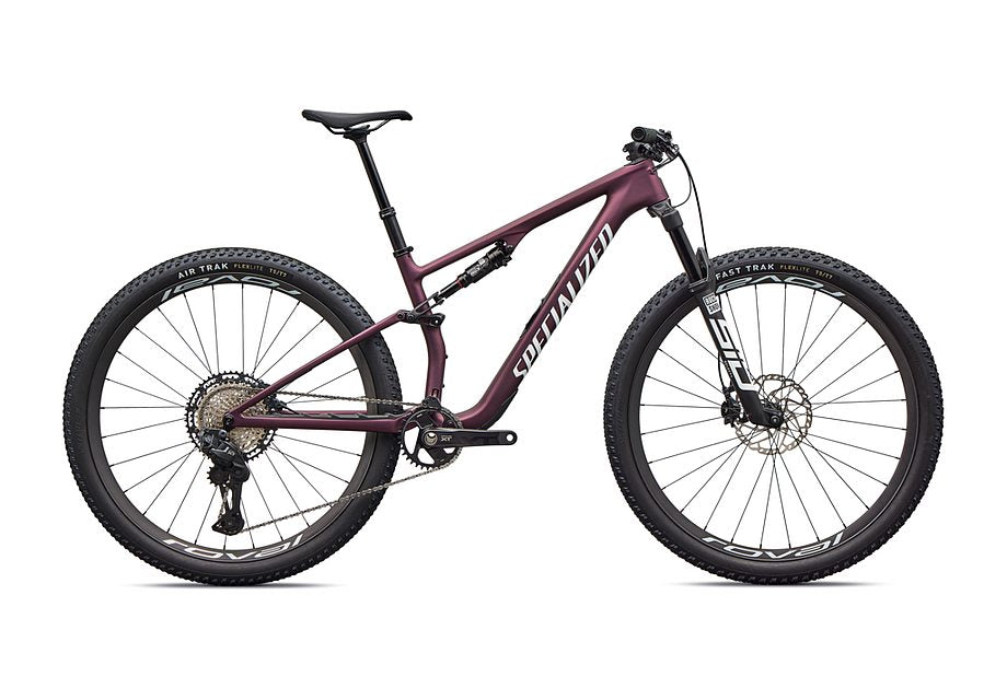 2026 Specialized Epic 8 Expert Di2 Bike Satin Bordeaux Metallic / White S