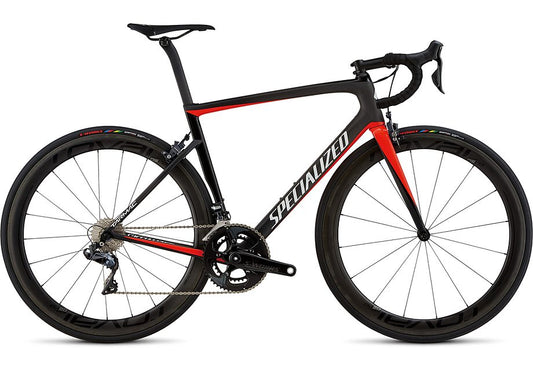 Specialized tarmac men sl6 pro udi2 carbon/gloss rkt red/tarmac blk/metallic wht slver 54