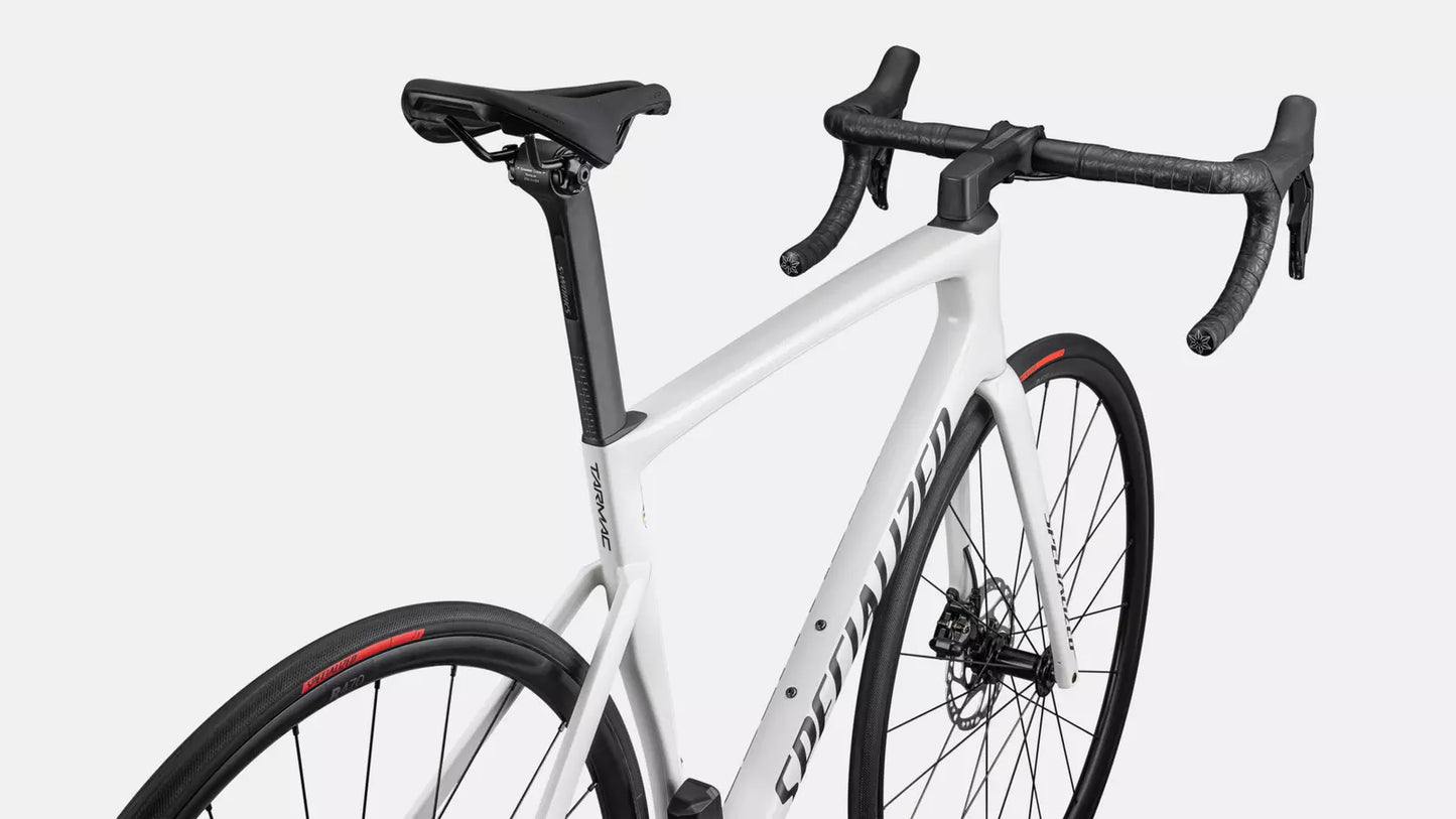 2023 Specialized tarmac sl7 comp bike gloss dune white metallic obsidian 44 90623 5744