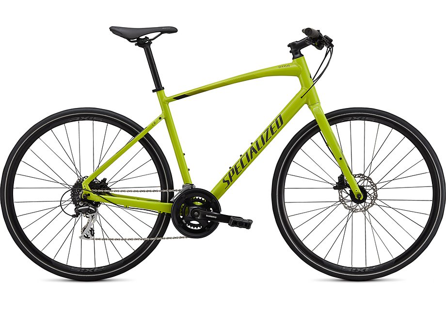 Specialized sirrus 2.0 gloss hyper green / black / satin black reflective xxs