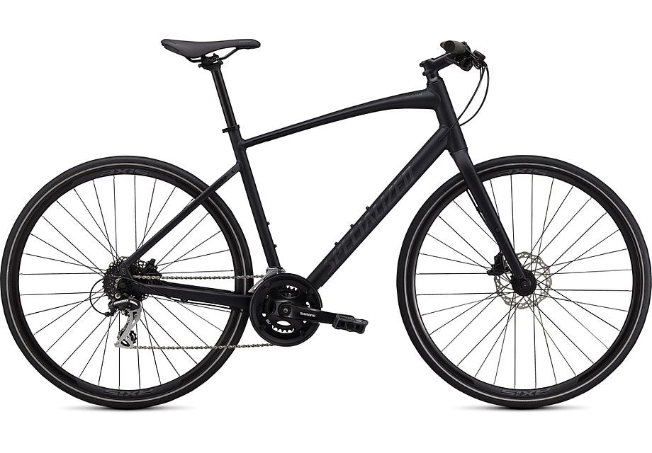 Specialized sirrus 2.0 satin cast black / black / black reflective l