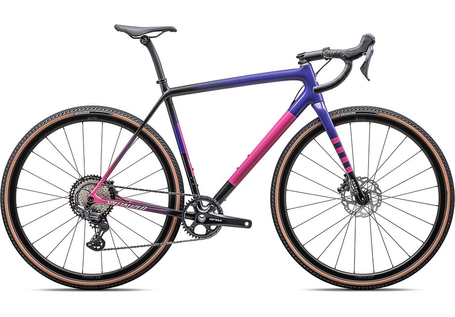 2025 Specialized crux comp bike gloss carbon/purple haze/rebel pink/birch 49