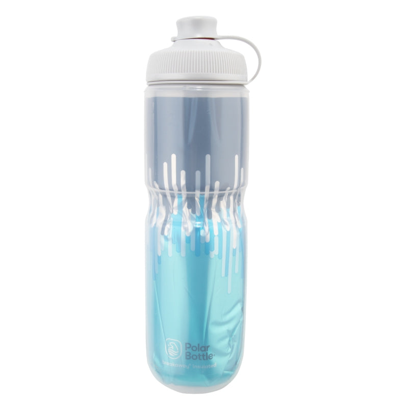 Polar Bottle Muck Insulated Water Bottle Zipper Blue 24oz