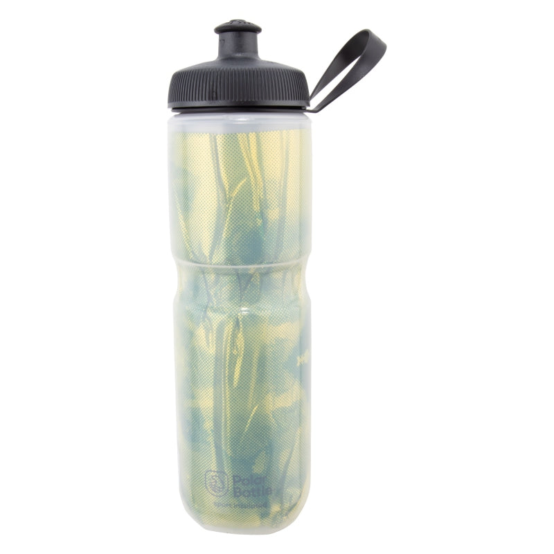 Polar Bottles Sport Insulated Fly Dye Water Bottle - 24oz Lemon Lime