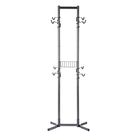 Delta 4-Bike Free Standing Rack With Basket