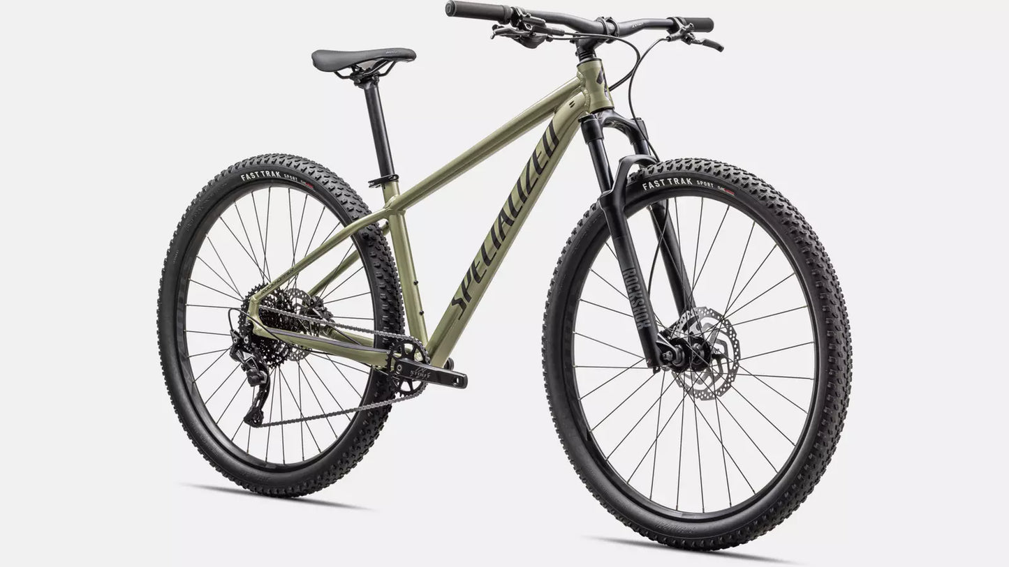 2024 Specialized rockhopper comp bike gloss metallic spruce / smoke xs - 27.5 Bicycle Specialized   