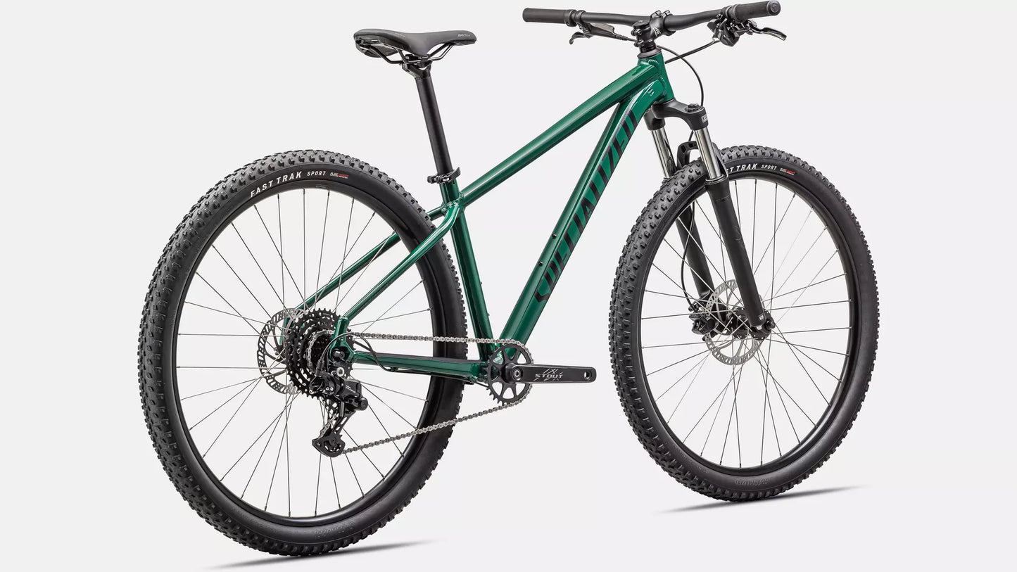 2025 Specialized rockhopper sport bike gloss pine green / obsidian s