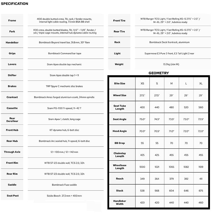Bombtrack Beyond 2 Touring Bicycle 29 Green M