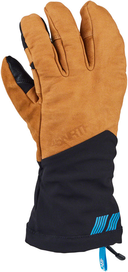 45NRTH 2024 Sturmfist 4 LTR Leather Gloves - Tan/Black Lobster Style X-Large